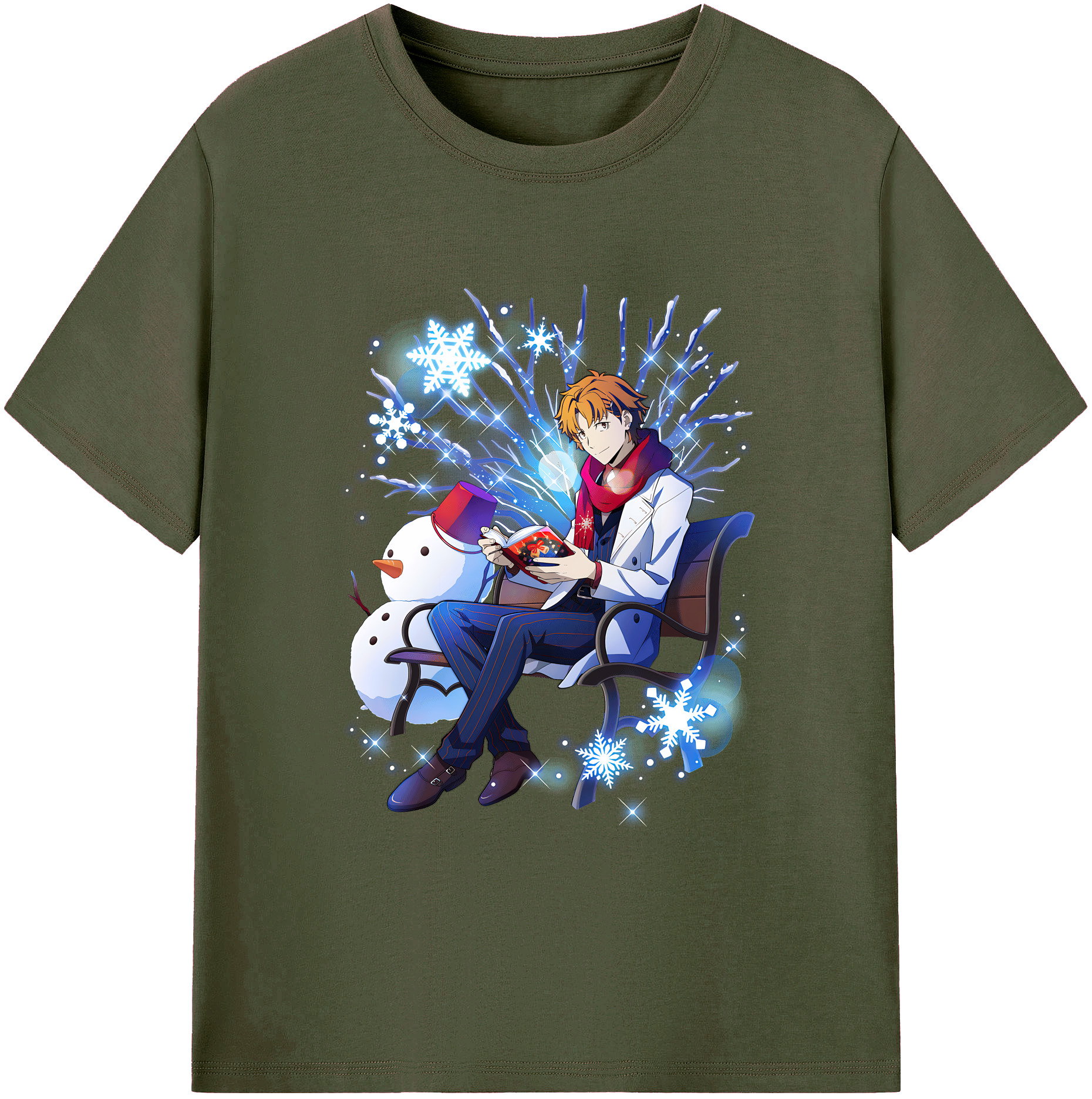 （画像用） 文豪ストレイドッグス Bungo Stray Dogs 綿100％ メンズ半袖Tシャツ｜肌触りやわらか＆通気性